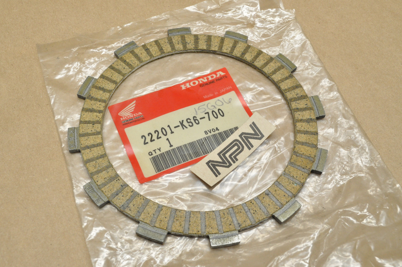 NOS Honda 1985-2007 CR125 R Clutch Plate Friction Disk 22201-KS6-700