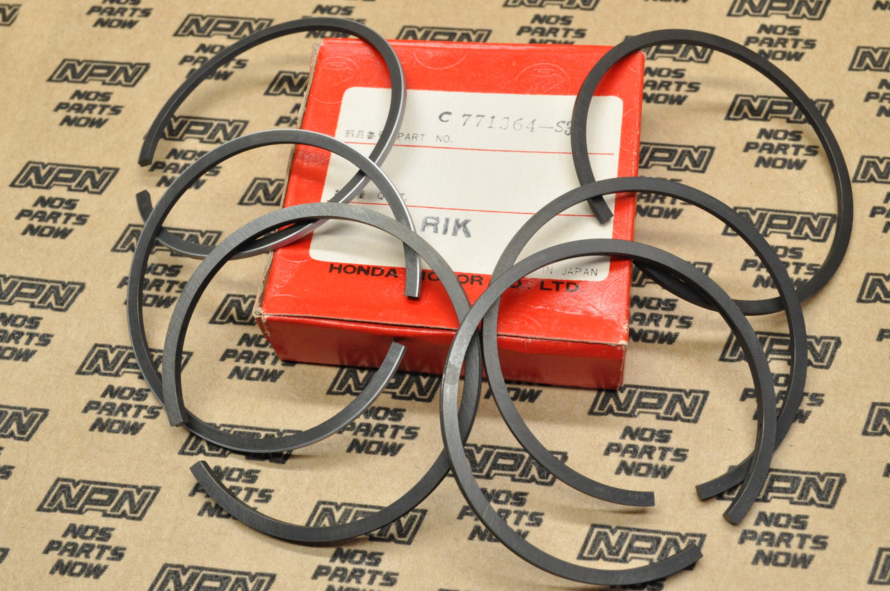 NOS Honda CA77 .75 Oversize Piston Ring Set for 2 Pistons= 6 Rings 13040-266-000