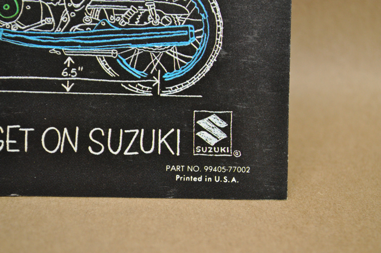 VTG NOS 1976 Suzuki GT Series Sales Brochure GT185 GT250 GT380 GT500 GT550 GT750