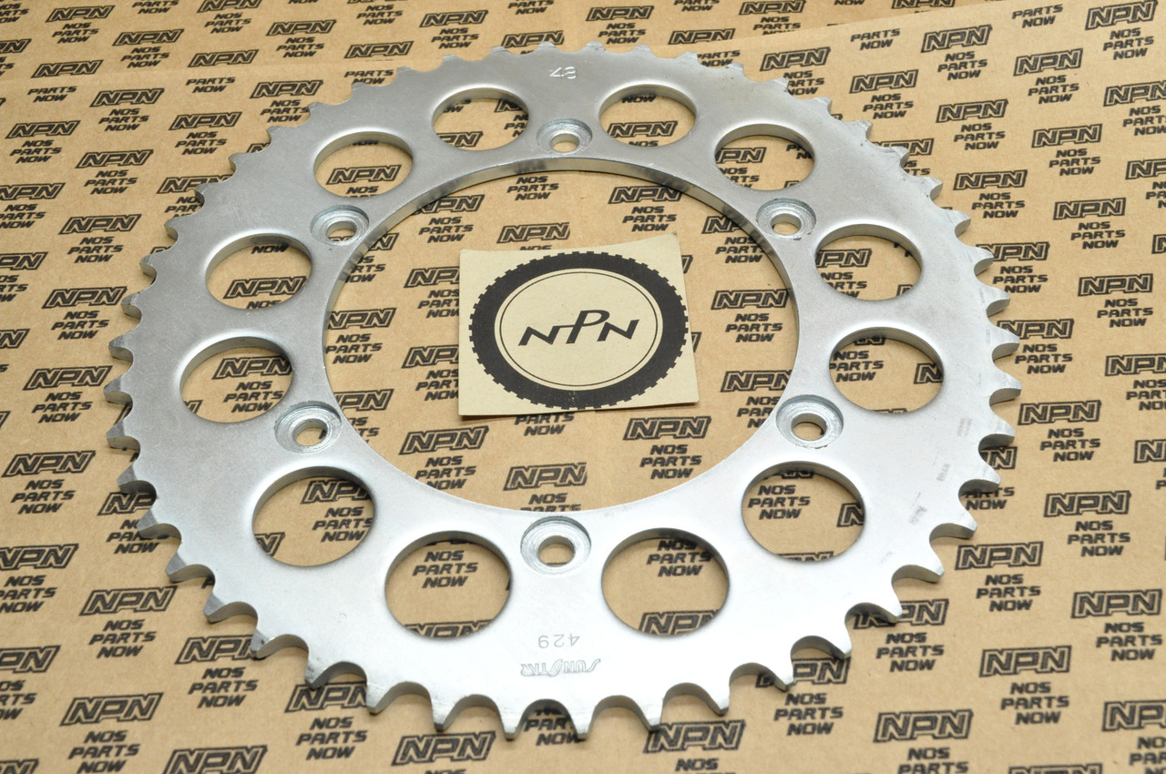 NOS Honda 1979-82 XR500 XR500R Sunstar Final Drive Sprocket 48T 41201-429-000