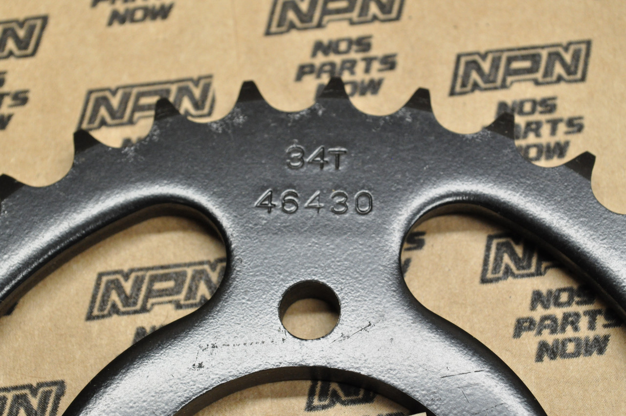 NOS Suzuki 1996-00 DS80 Sunstar Rear Wheel Final Drive Sprocket 34T 64511-46430