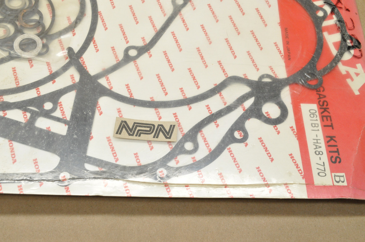 NOS Honda 1987 TRX250 Fourtrax Bottom End Gasket Seal O-Ring Kit 061B1-HA8-770