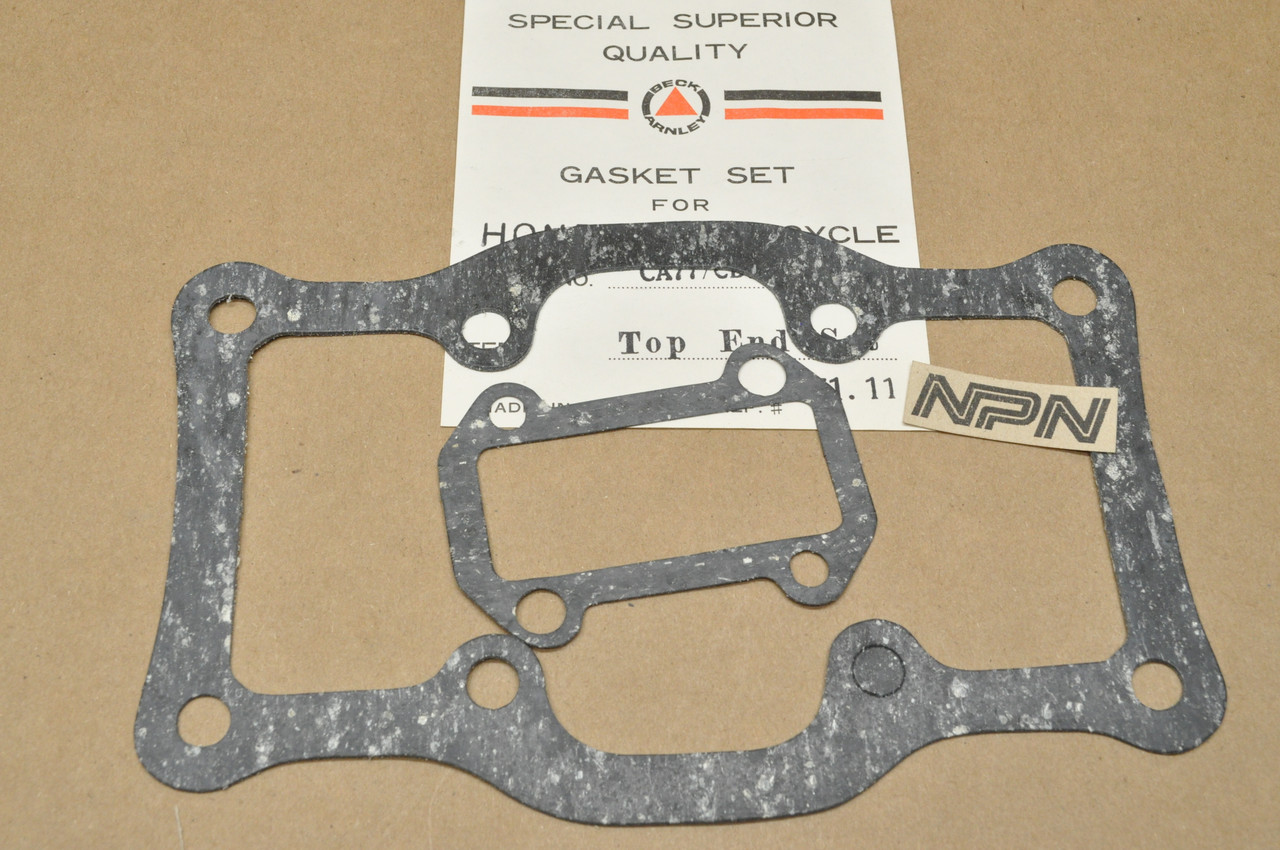 NOS Honda CA77 CB77 CL77 Beck Top End Gasket O-Ring Incomplete Kit 06110-275-000