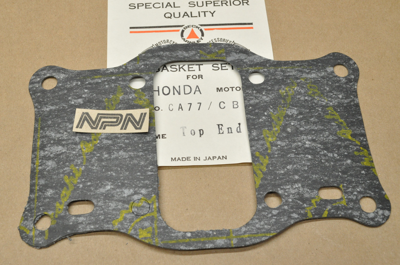 NOS Honda CL77 CA72 CA77 CB72 CB77 CL72 Beck Breather Plate Gasket 15759-259-000