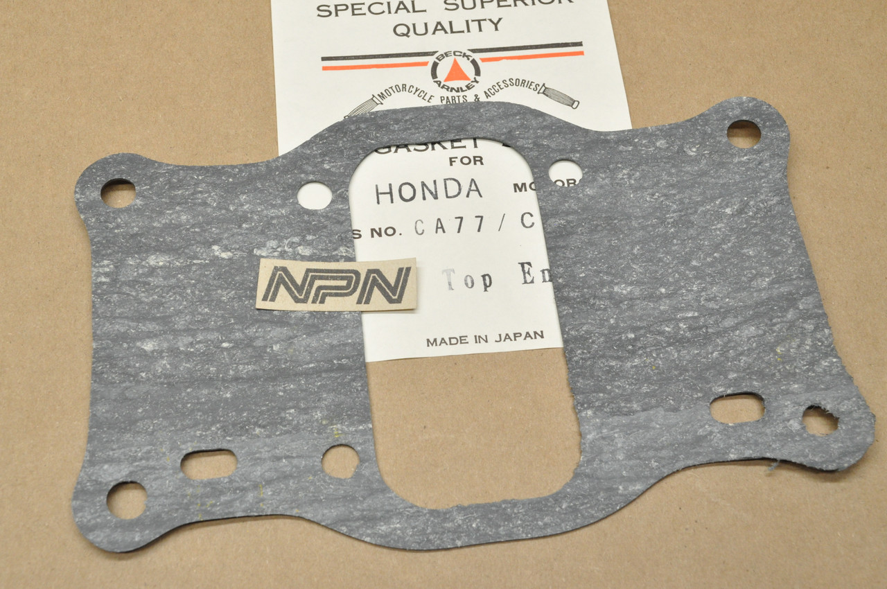 NOS Honda CL77 CA72 CA77 CB72 CB77 CL72 Beck Breather Plate Gasket 15759-259-000