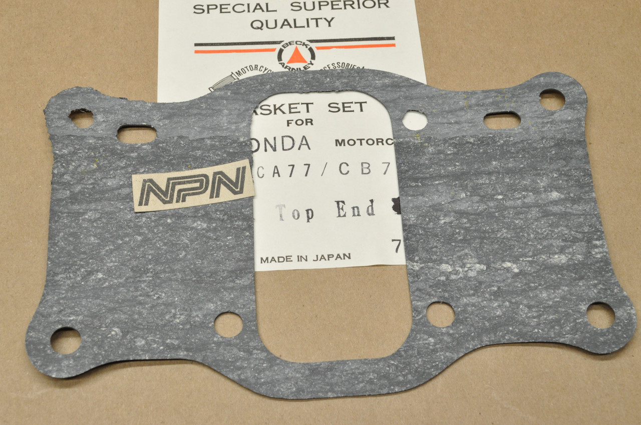 NOS Honda CL77 CA72 CA77 CB72 CB77 CL72 Beck Breather Plate Gasket 15759-259-000