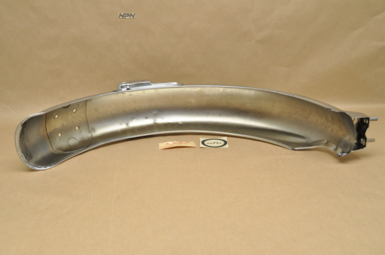 NOS Honda CB100 CB125 CL100 CL125 Chrome Rear Fender Mud Guard 80100-107-782 XW