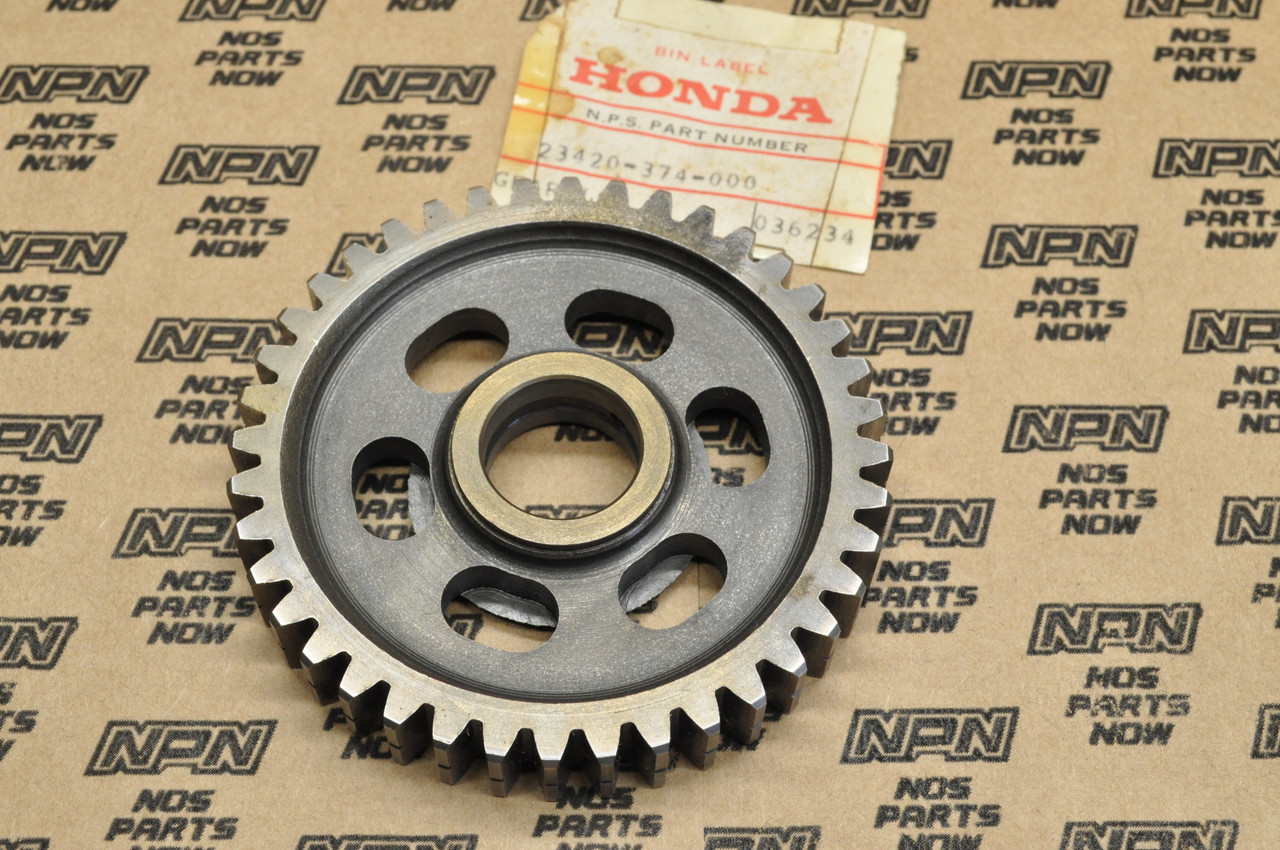 NOS Honda CB550 K0-1978 CB550F Counter Shaft Low Gear 40T 23420-374-000