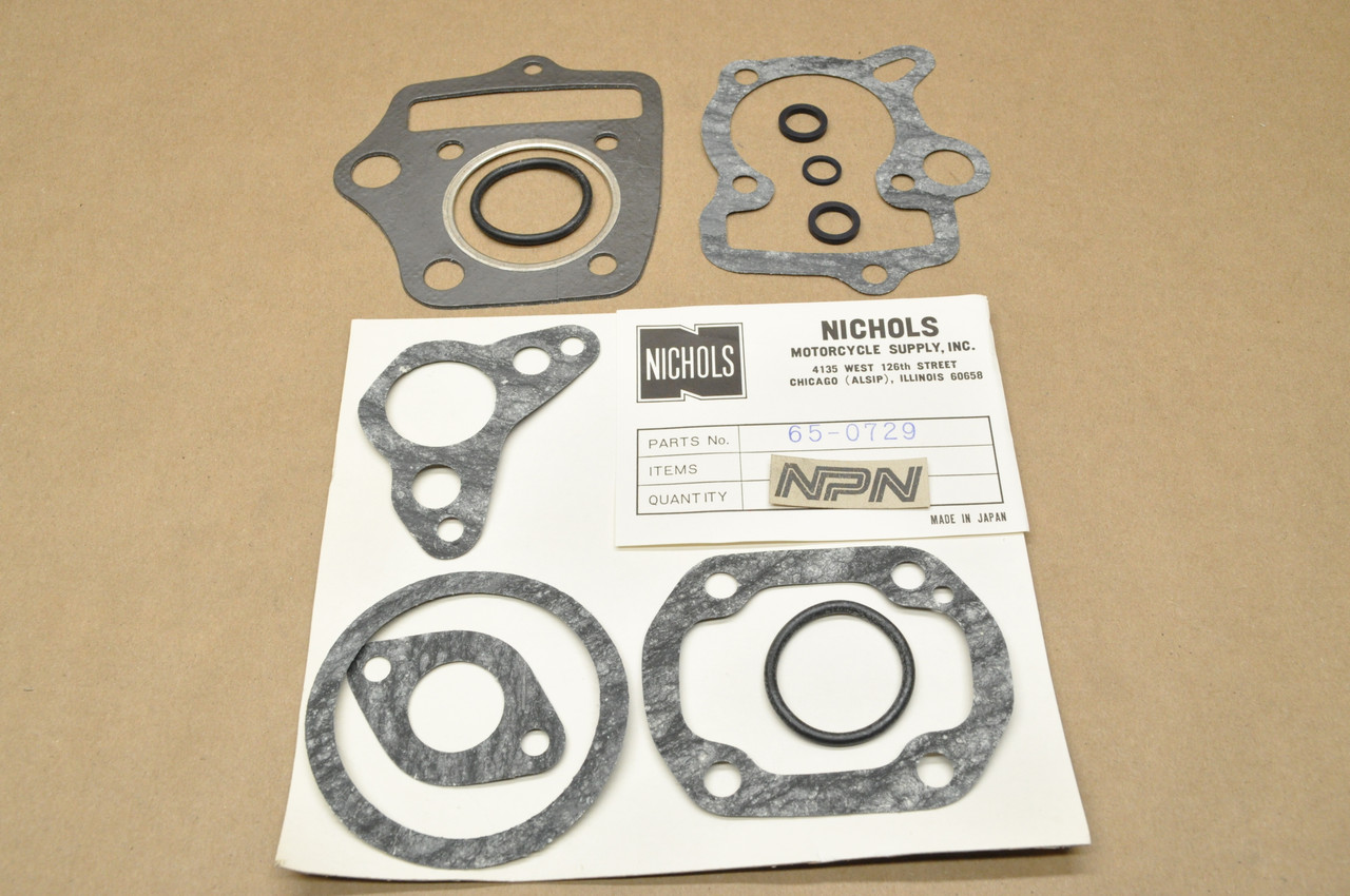 NOS Honda CL70 CT70 Nichols Top End Gasket O-Ring Seal Kit 06110-111-000