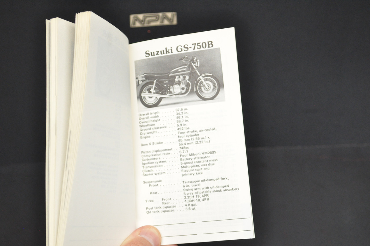 VTG NOS 1977 1978 Suzuki Dealer Pocket Sales Guide Payment Guide Lot of 2 OEM