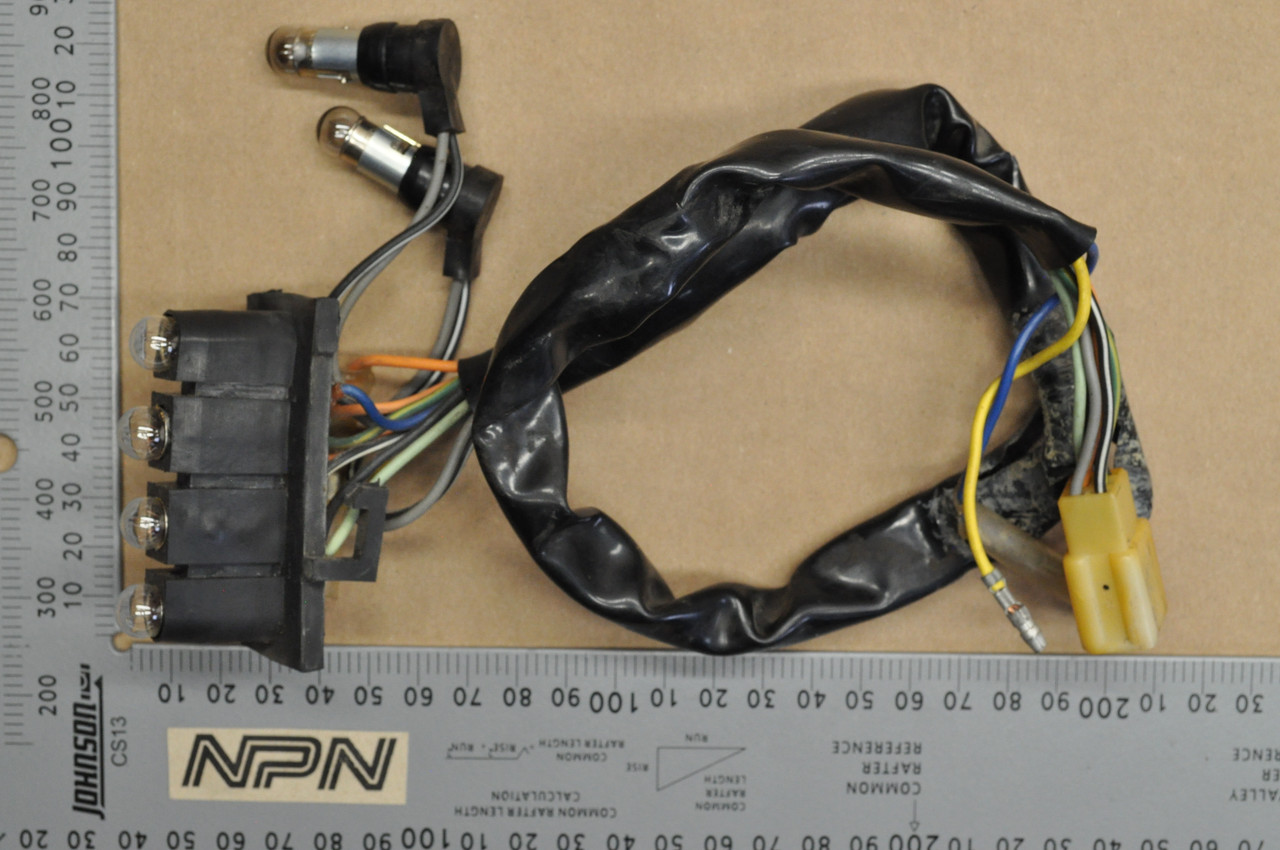 Vtg OEM Suzuki 1980-82 GS450 Meter Gauge Pilot Light Wire Harness 34173-44100