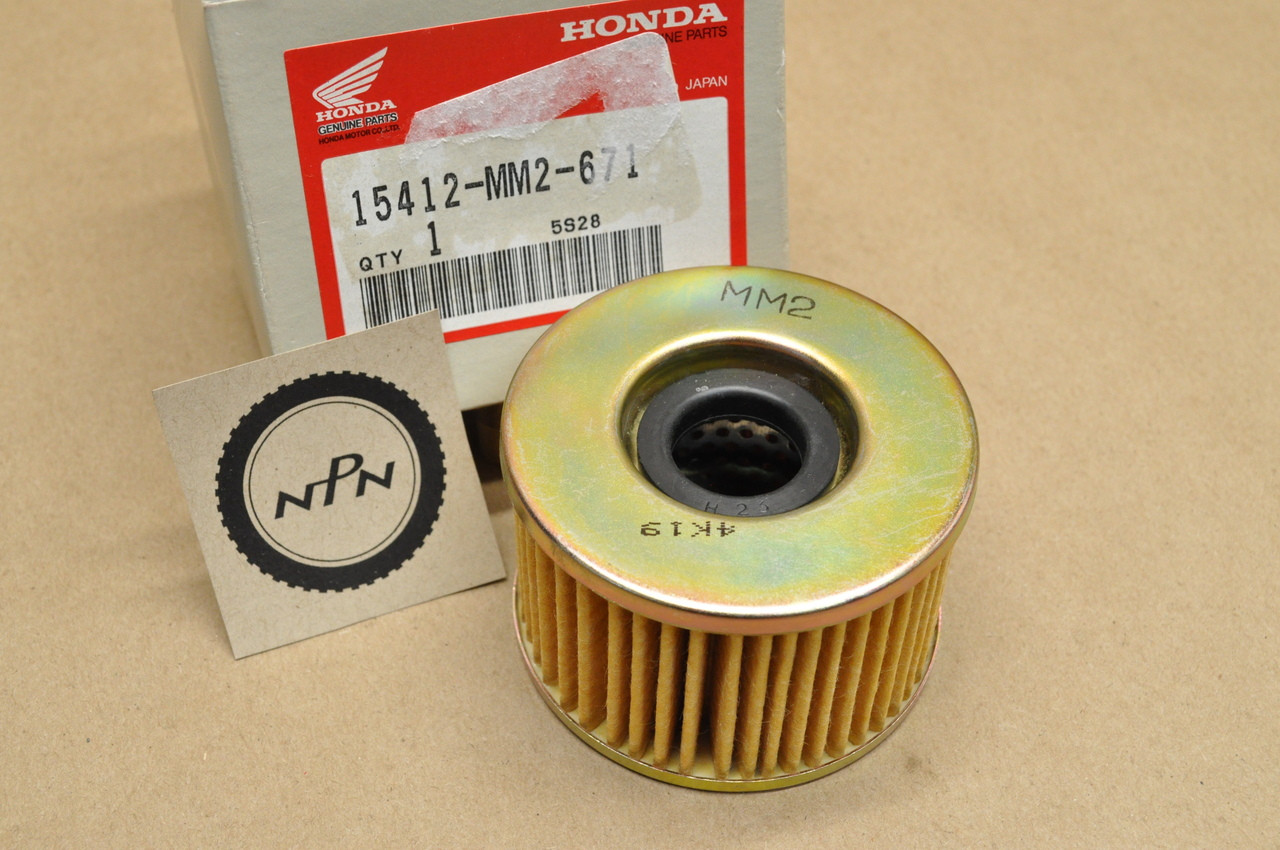 NOS Honda 1986-87 Rebel 450 CMX450 Oil Filter Element 15412-MM2-671