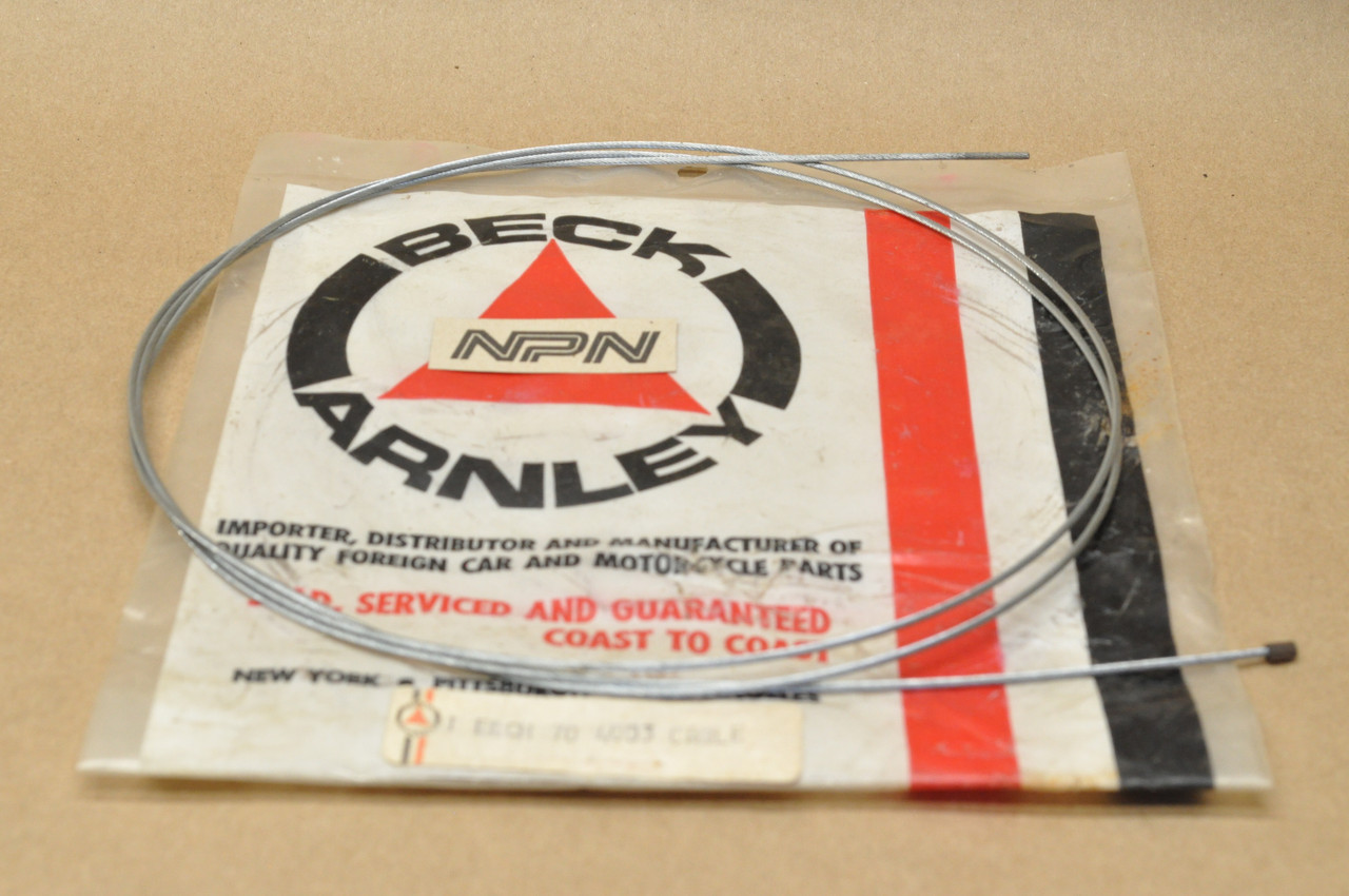 NOS Honda Universal Motorcycle Beck Arnley Throttle Cable Kit 70-4003