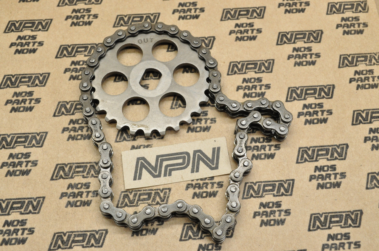 Vtg OEM Honda CBR600 CBR900 RR Oil Pump Sprocket w/ Chain 15134-MV9-670