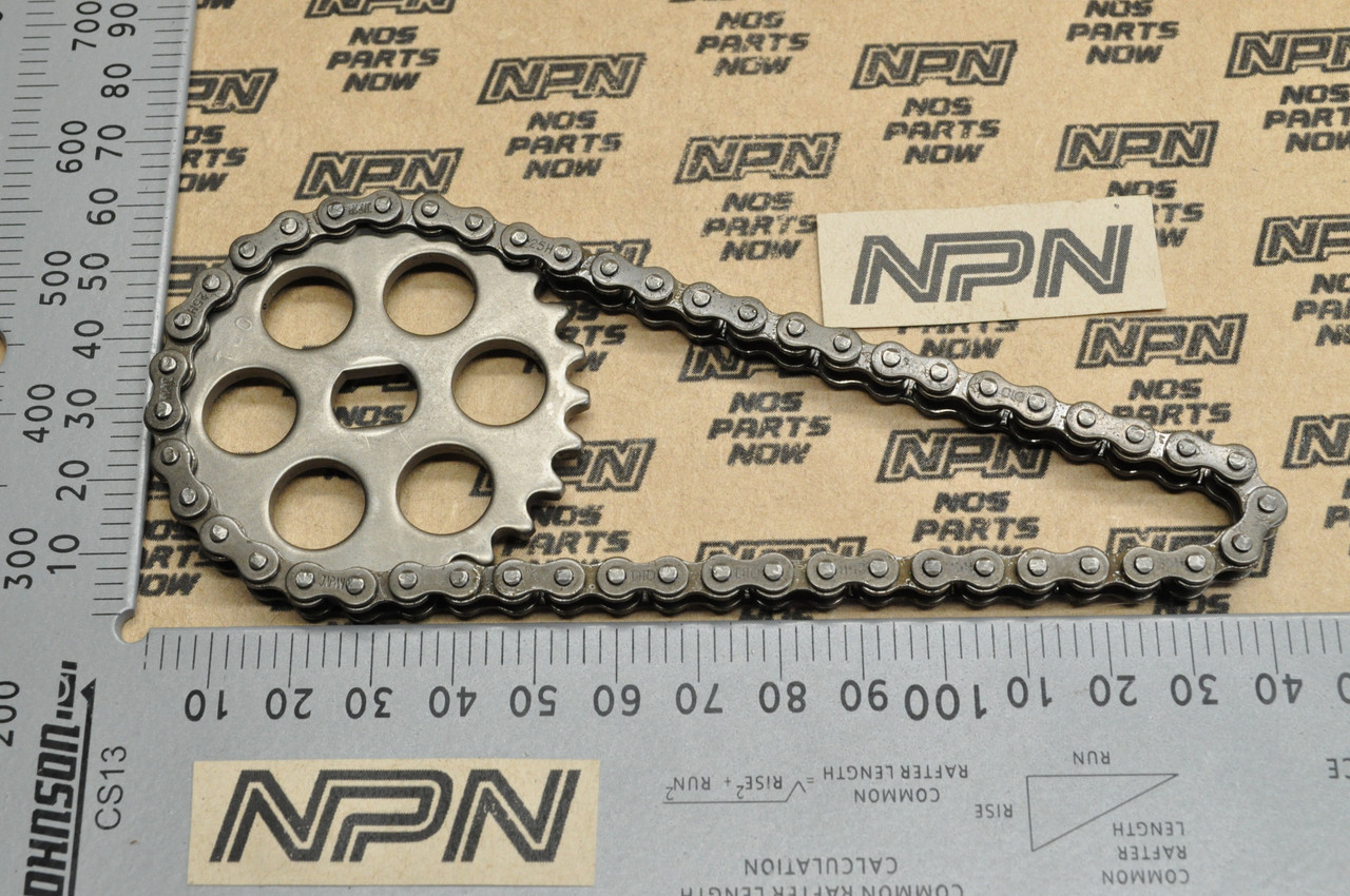 Vtg OEM Honda CBR600 CBR900 RR Oil Pump Sprocket w/ Chain 15134-MV9-670