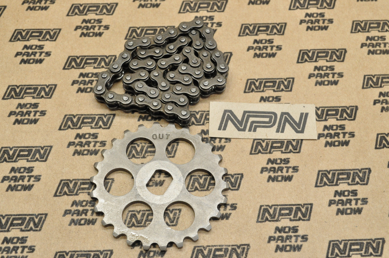 Vtg OEM Honda CBR600 CBR900 RR Oil Pump Sprocket w/ Chain 15134-MV9-670