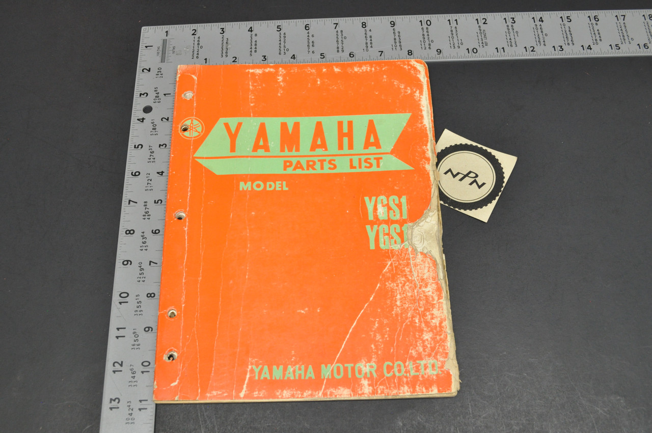 Vintage 1967 Yamaha YGS1 YGS1 T Trailmaster 80 Parts List Manual 1st Edition