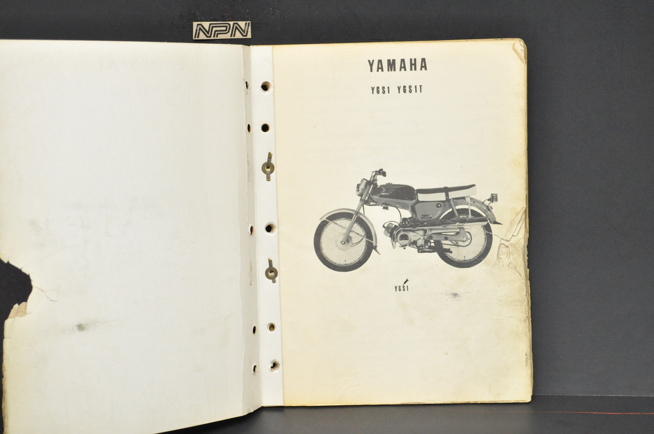 Vintage 1967 Yamaha YGS1 YGS1 T Trailmaster 80 Parts List Manual 1st Edition
