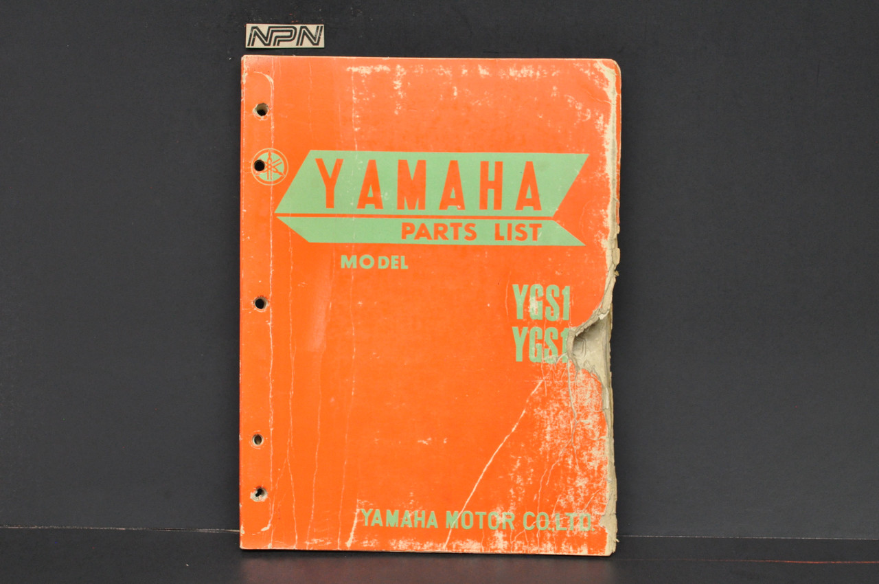 Vintage 1967 Yamaha YGS1 YGS1 T Trailmaster 80 Parts List Manual 1st Edition
