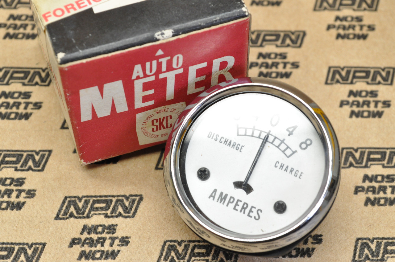 NOS Motorcycle SKC Lucas Head Light Ammeter Amp Meter Gauge 8A 60-0138