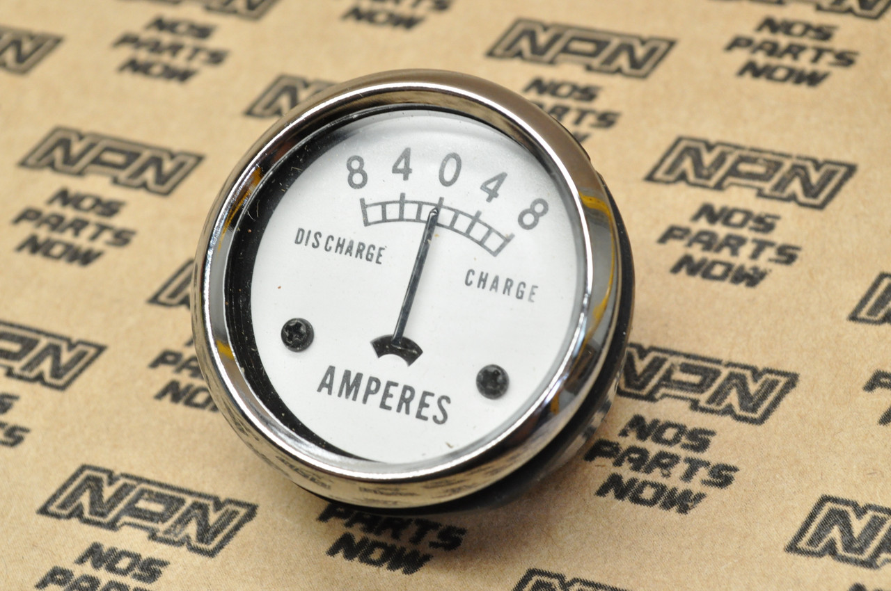 NOS Motorcycle SKC Lucas Head Light Ammeter Amp Meter Gauge 8A 60-0138