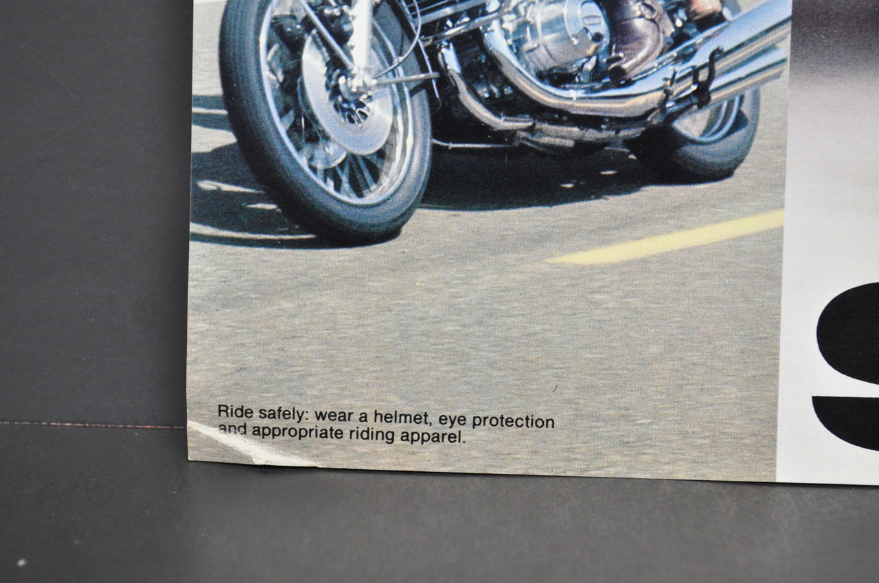 Vintage NOS 1976 Suzuki GT550 Indy GT750 LeMans Brochure OEM Dealer Specs
