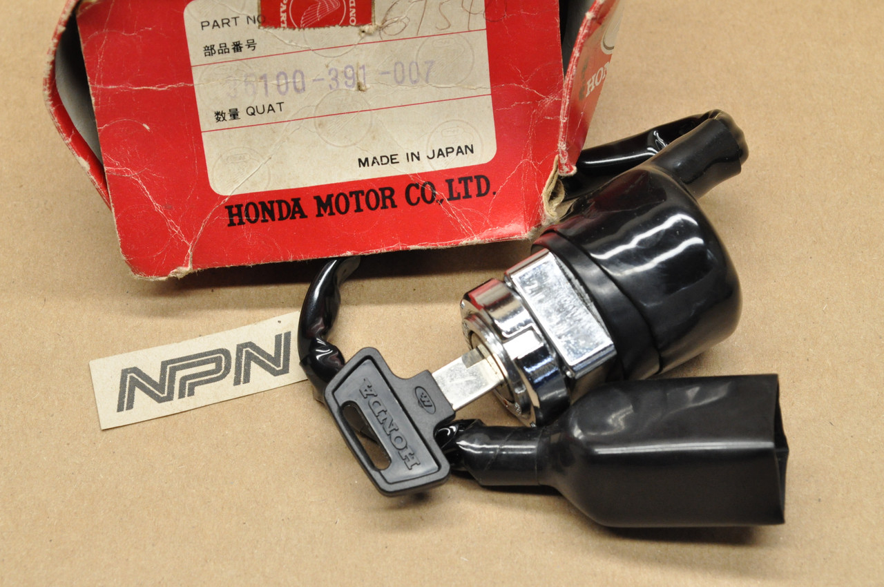 NOS Honda 75-78 XL175 1975 XL250 76-78 XL350 Ignition Switch & Key 35100-391-007