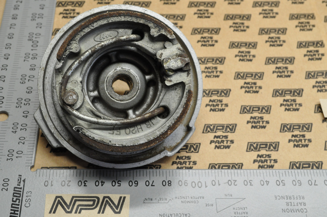 Vintage OEM Honda 1980-85 Z50 R Rear Brake Panel w/ Brake Shoes 43100-181-770
