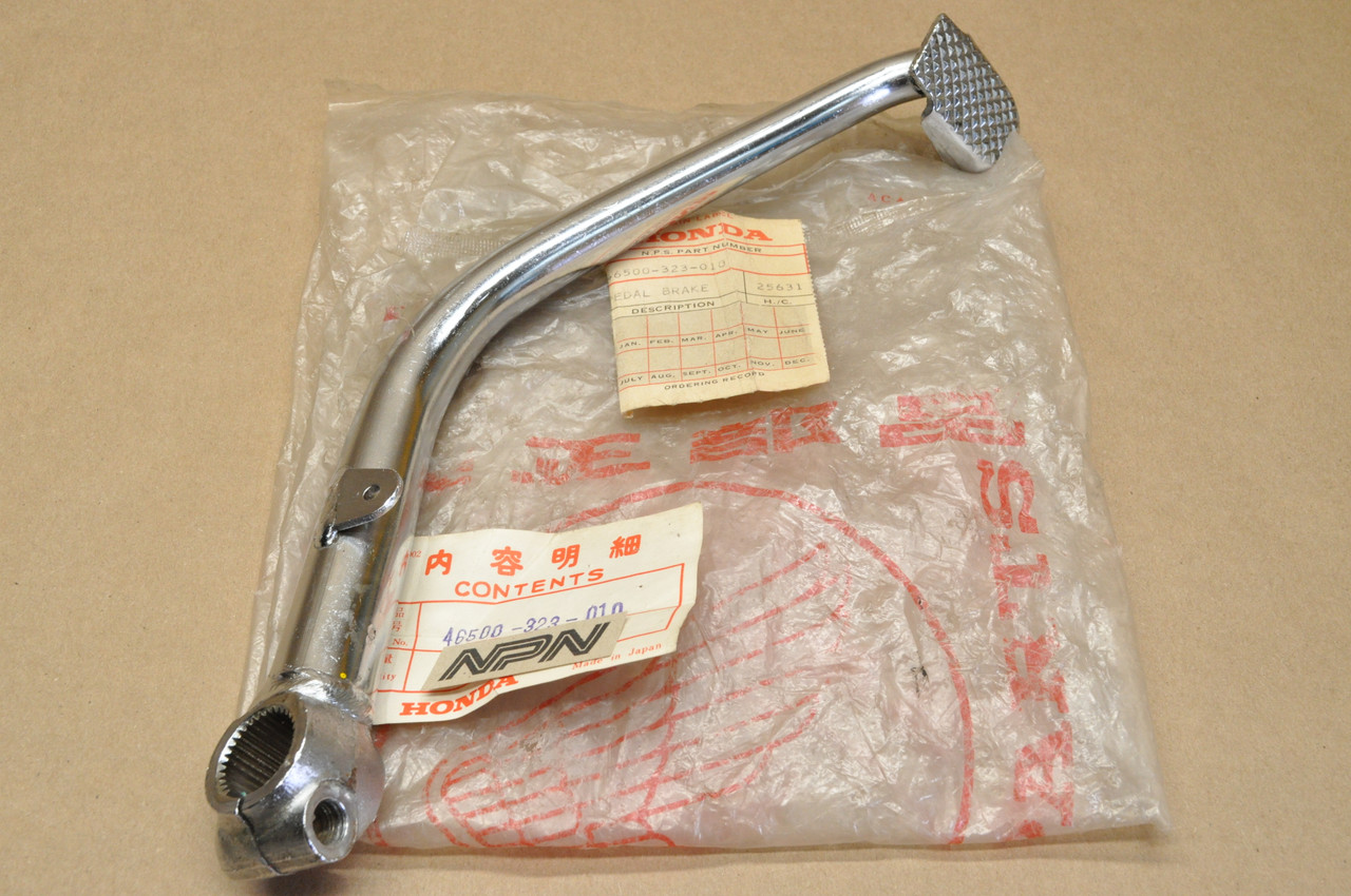 NOS Honda CB500 K0-K2 Rear Brake Pedal Lever Arm 46500-323-010