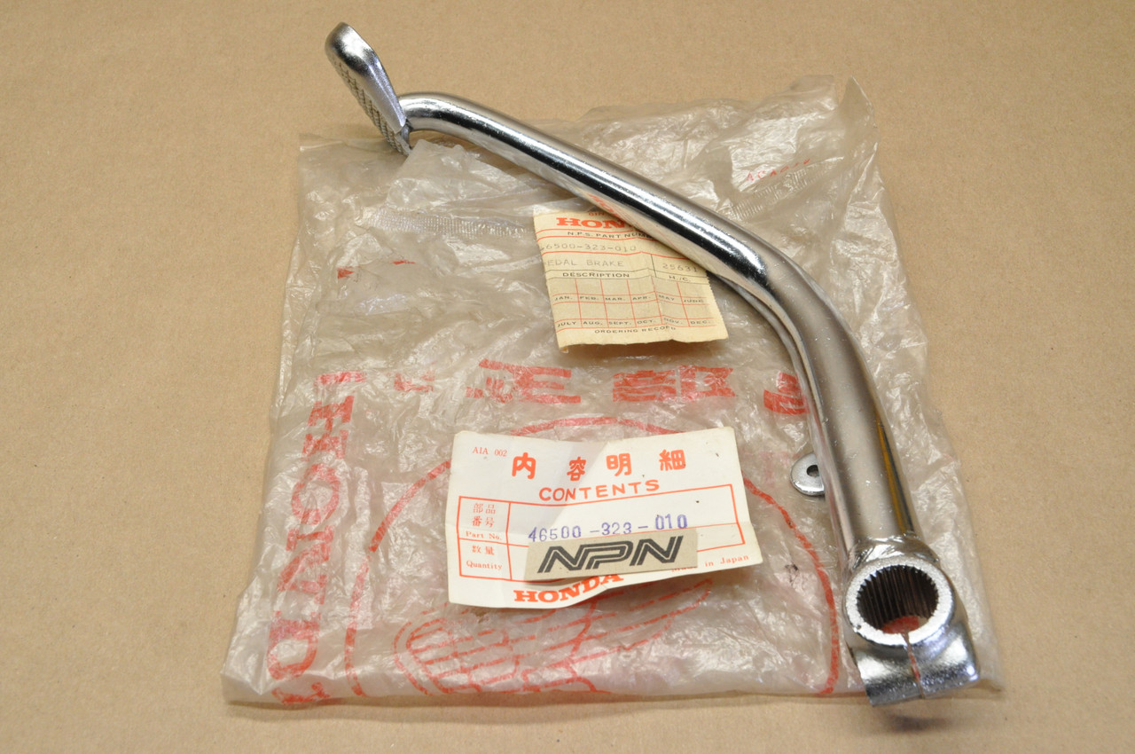 NOS Honda CB500 K0-K2 Rear Brake Pedal Lever Arm 46500-323-010