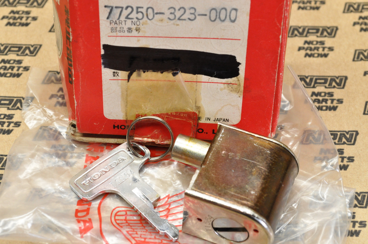 NOS Honda CB500 K0 Seat Lock w/ Key 77250-323-000