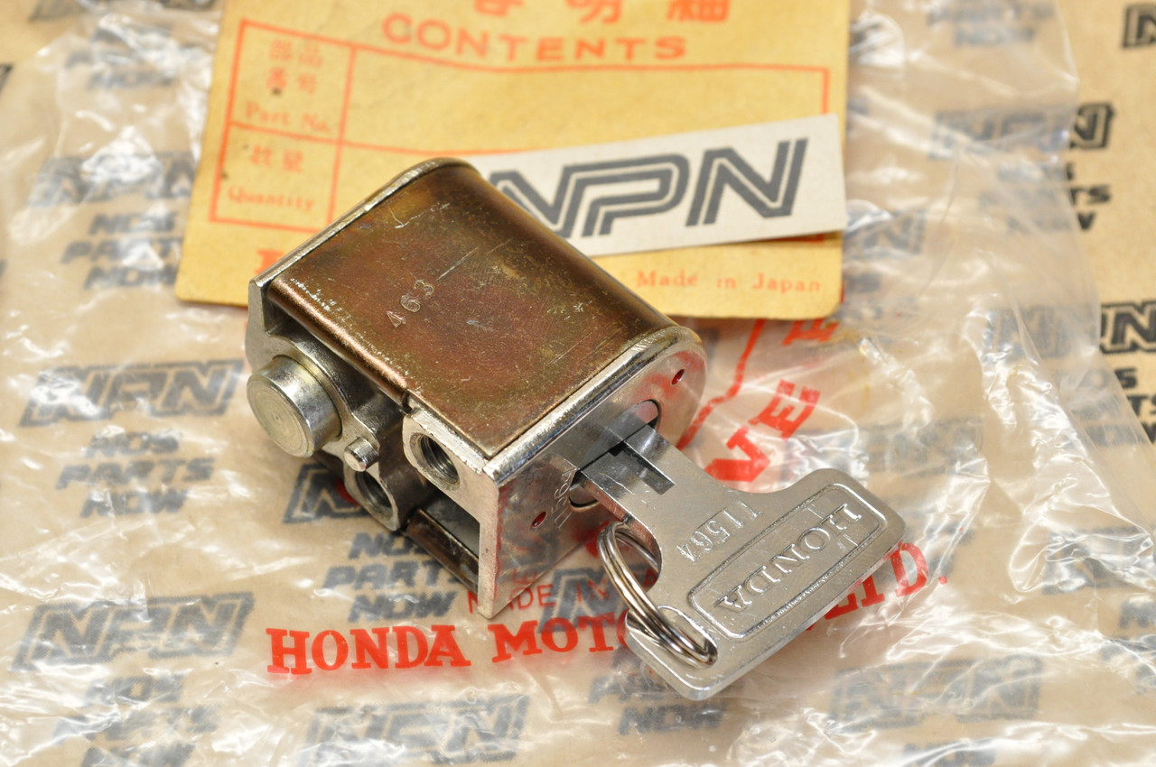 NOS Honda CB500 K0 Seat Lock w/ Key 77250-323-000