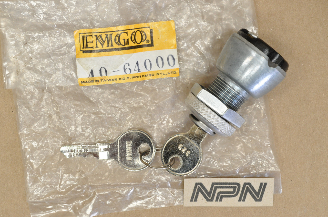 NOS Honda Car Truck Boat Tractor Emgo Ignition Accessory Switch w/ Keys 40-64000
