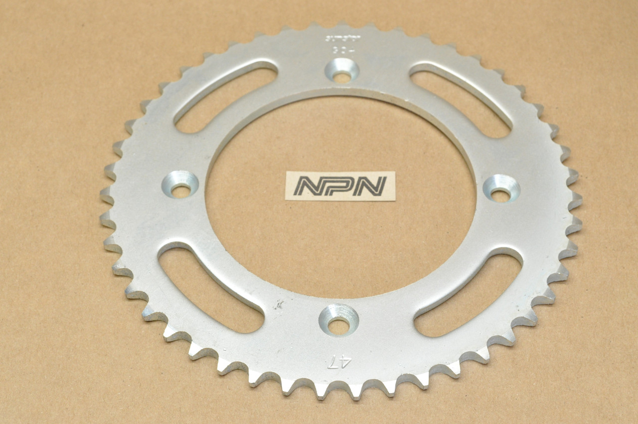 NOS Honda CR80 R CR85 R Sunstar Steel Rear Chain Sprocket 47T 41202-GC4-601