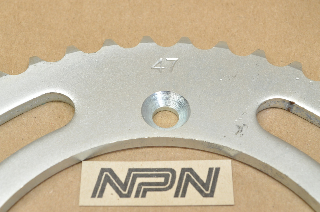 NOS Honda CR80 R CR85 R Sunstar Steel Rear Chain Sprocket 47T 41202-GC4-601