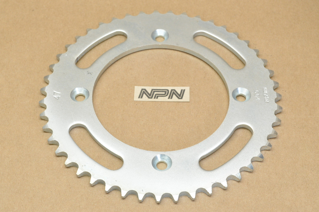 NOS Honda CR80 R CR85 R Sunstar Steel Rear Chain Sprocket 47T 41202-GC4-601