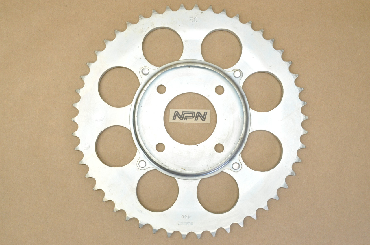 NOS Honda 1980-84 XR200 Sunstar Rear Drive Chain Sprocket 50T 41200-446-630