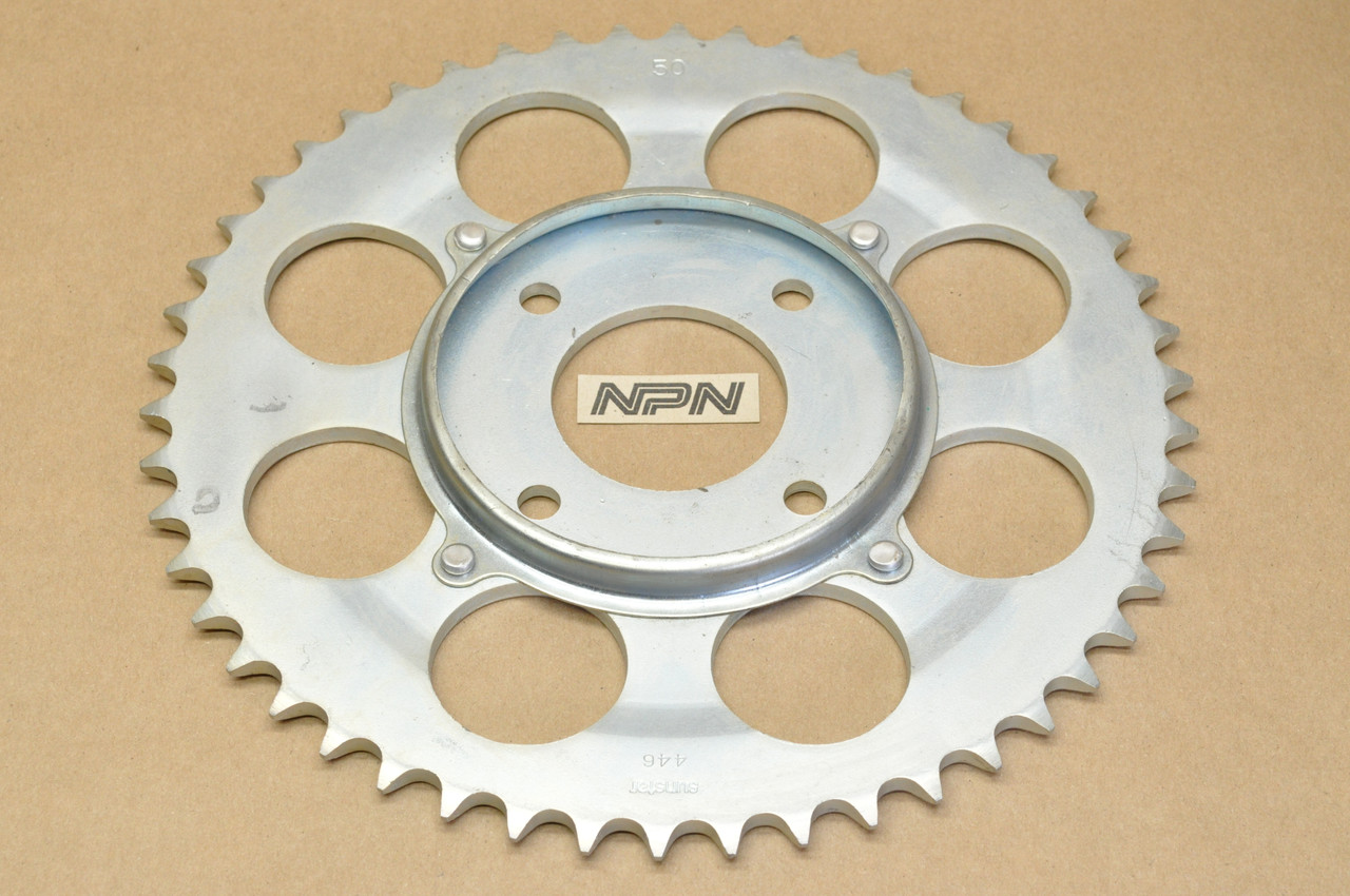 NOS Honda 1980-84 XR200 Sunstar Rear Drive Chain Sprocket 50T 41200-446-630