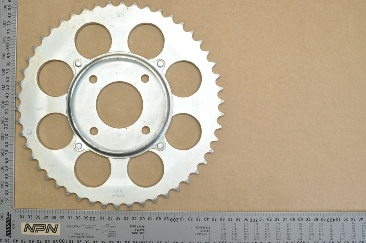 NOS Honda 1980-84 XR200 Sunstar Rear Drive Chain Sprocket 50T 41200-446-630