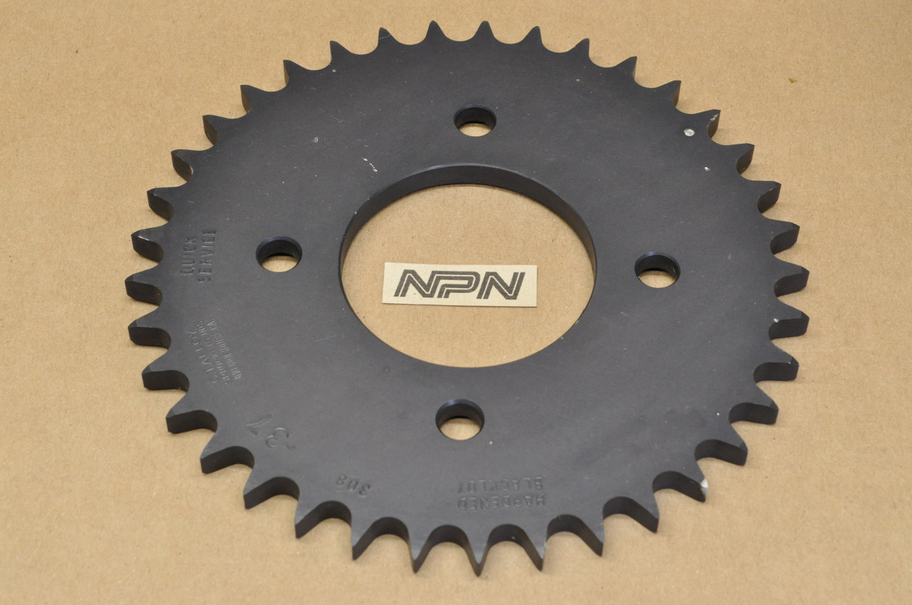 NOS Yamaha 1978 XS400 E XS500 E C.T. Alloy Rear Drive Chain Sprocket 37T #308