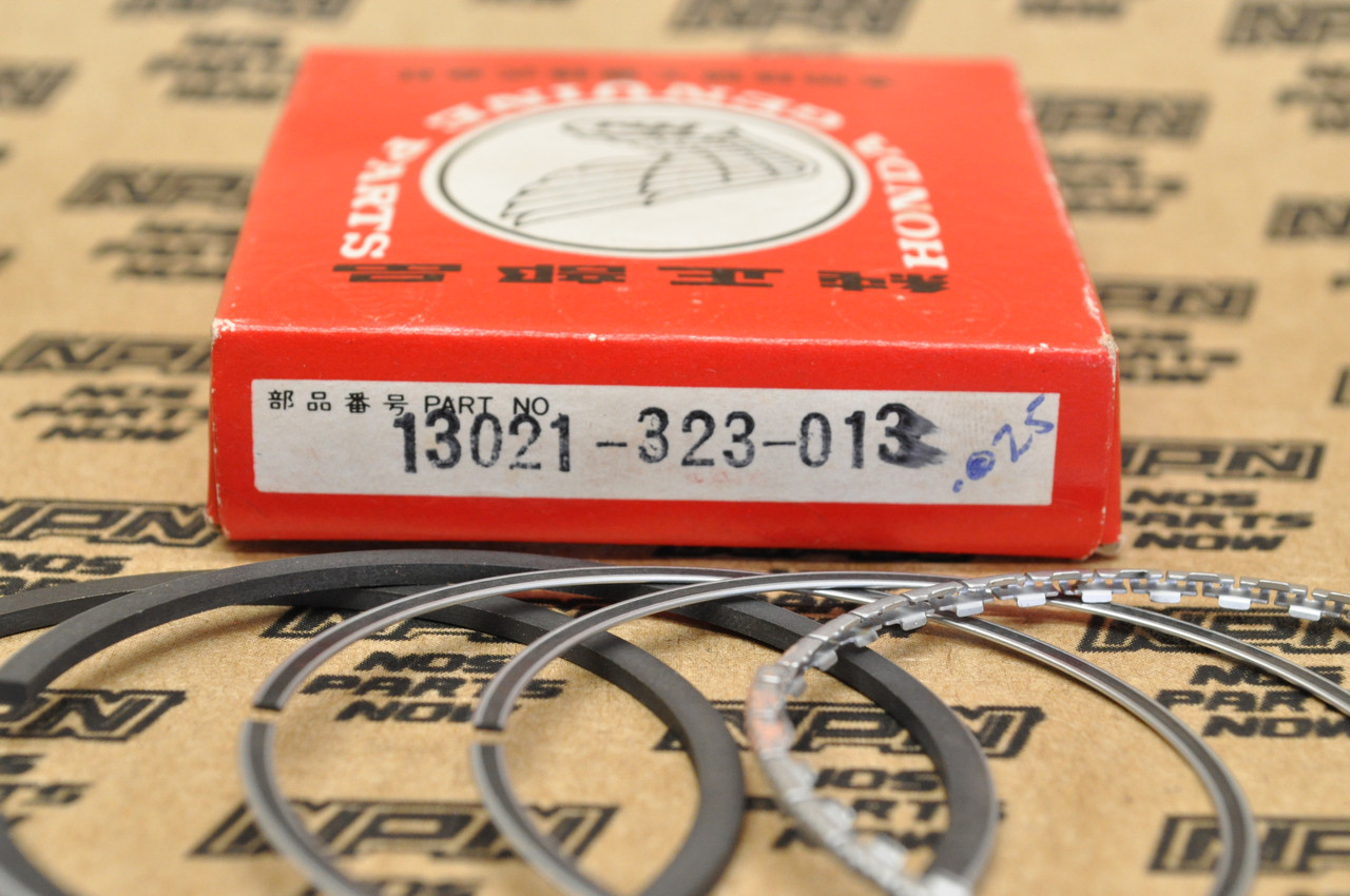 NOS Honda CB500 K0-K2 .25 Oversize Piston Ring Set for 1 Piston 13021-323-013