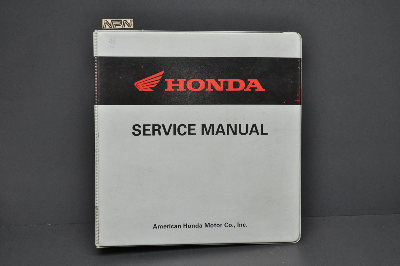 Vintage Honda OEM Service Manual 7 Ring 3" Gray Black Binder Only S0568