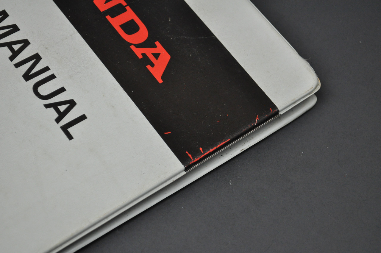 Vintage Honda OEM Service Manual 7 Ring 3" Gray Black Binder Only S0568