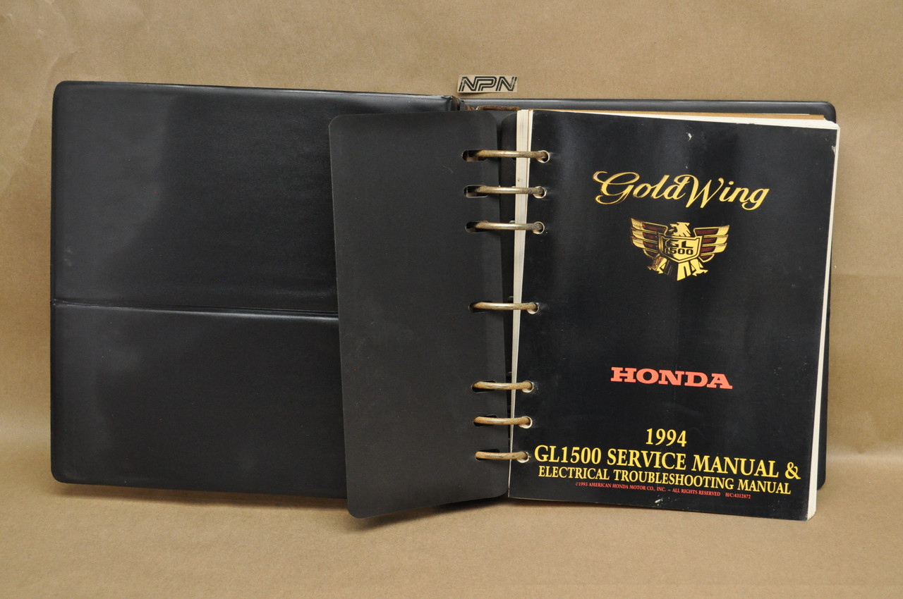 Vintage 1994 GL1500 Gold Wing Motorcycle Service Manual Electrical Troubleshoot