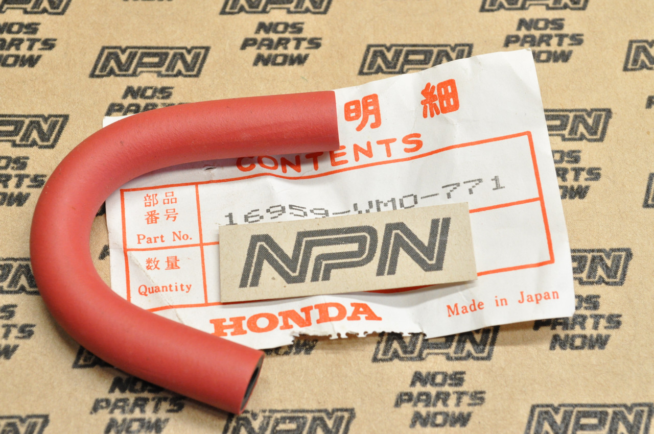 NOS Honda 1985 FL350 R Odyssey Fuel Pump Valve Return Hose Tube 16959-VM0-771
