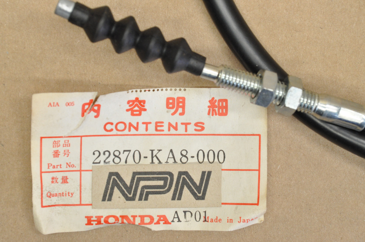 NOS Honda 1981-84 ATC250 R 1981-85 XL100 S Clutch Cable 22870-KA8-000
