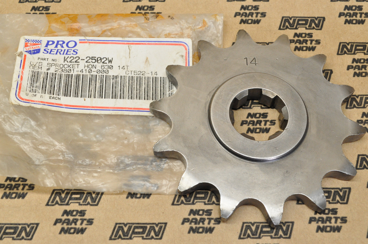 NOS Honda CB750 F Pro Series Front Drive Chain Sprocket 14T 23801-410-000