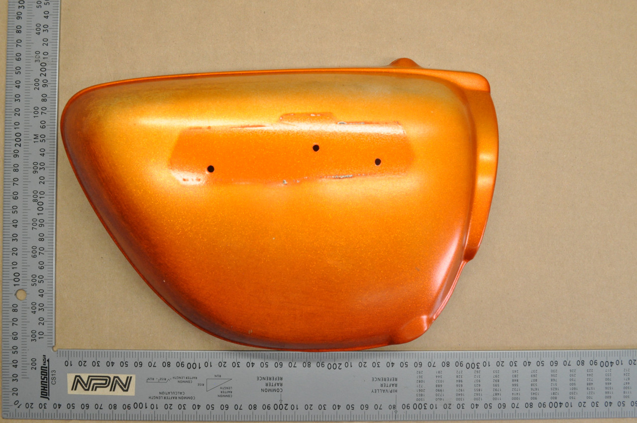 Vtg OEM Honda CB500 K2 CB550 K0-1976 Orange Right Side Cover 83600-323-020 LV