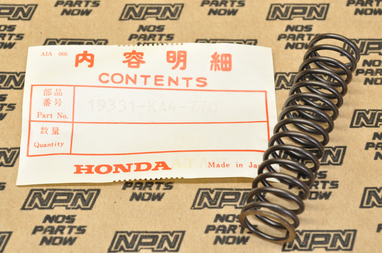 NOS Honda 1985 CR250 R Exhaust Valve Spring A 19331-KA4-770