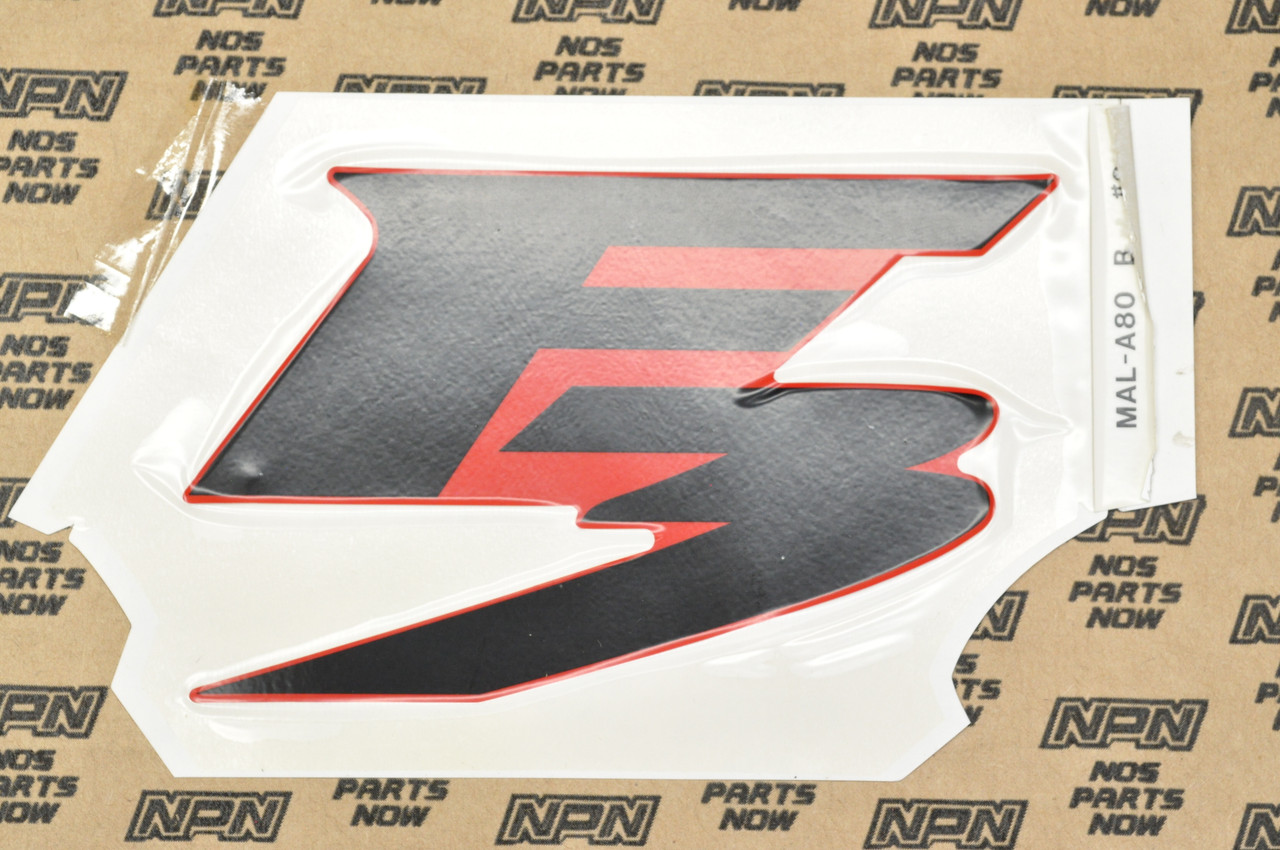 NOS Honda 1997-98 CBR600 F3 Cowl Panel Logo Emblem Decal Sticker 64232-MAL-A80ZA